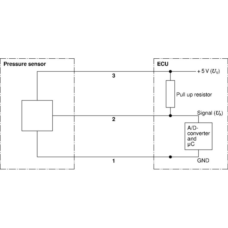 Sensor, Kraftstoffdruck 0 261 545 053