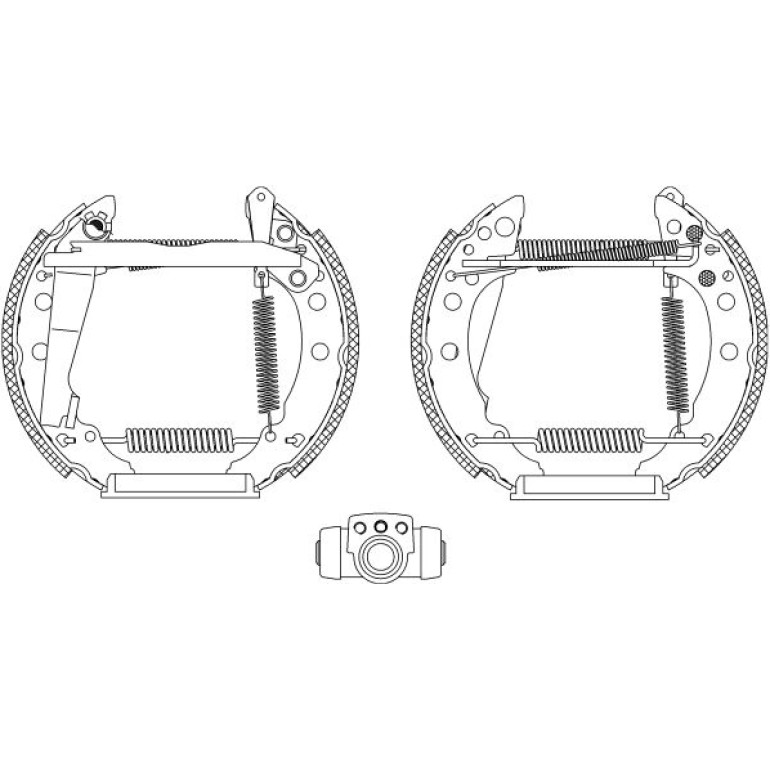 Bremsbackensatz 8DB 355 003-721 Bremsbackensatz 8DB 355 003-721