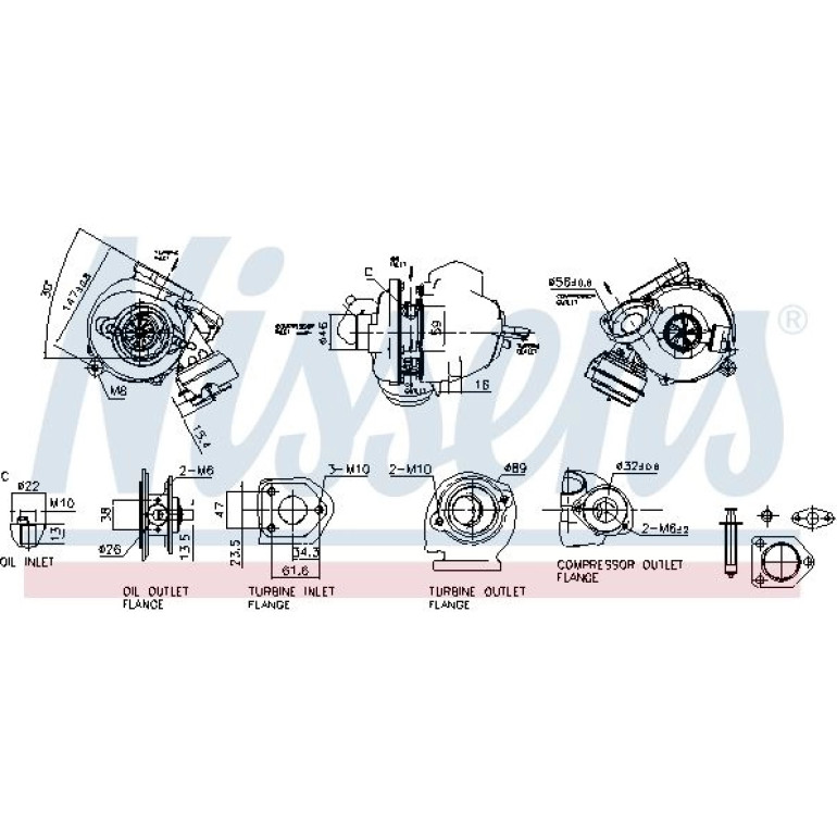 Nissens Turbolader 93140