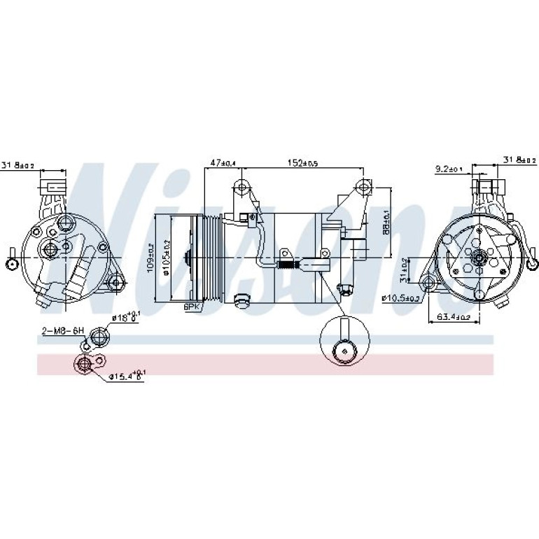 Kompressor, Klimaanlage 89340 Kompressor, Klimaanlage 89340