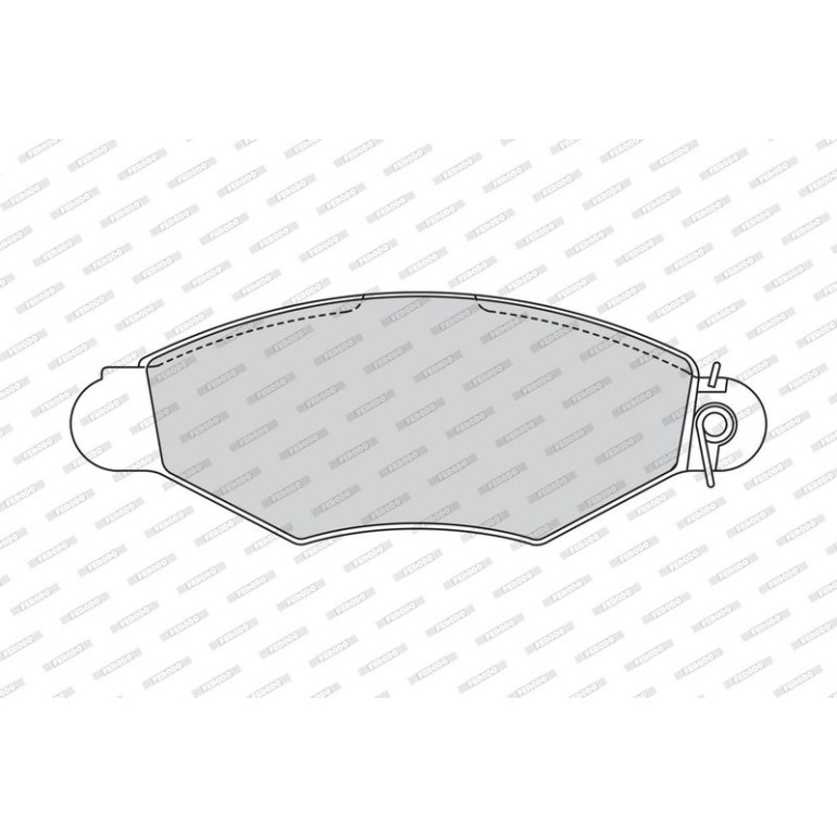 Bremsbelagsatz, Scheibenbremse FDB1135 Bremsbelagsatz, Scheibenbremse FDB1135