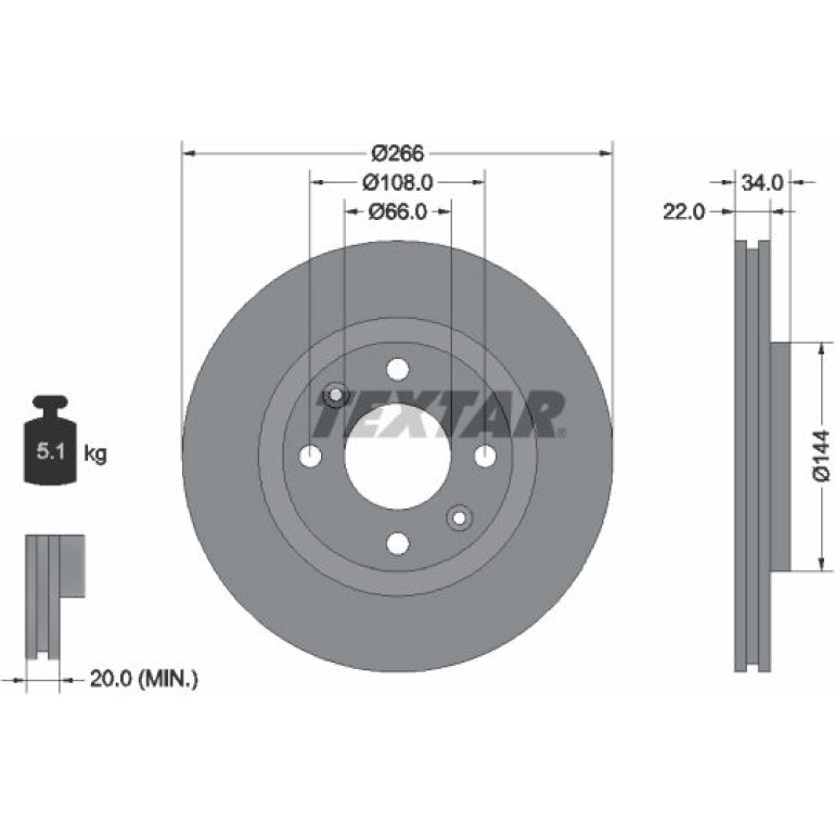 Bremsscheibe 92111503 Bremsscheibe 92111503
