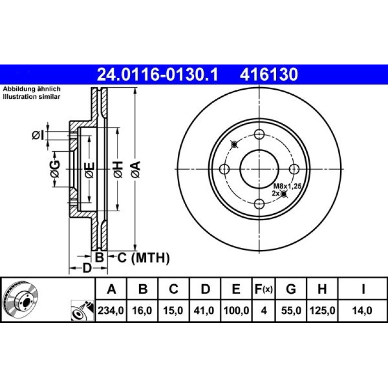Bremsscheibe 24.0116-0130.1