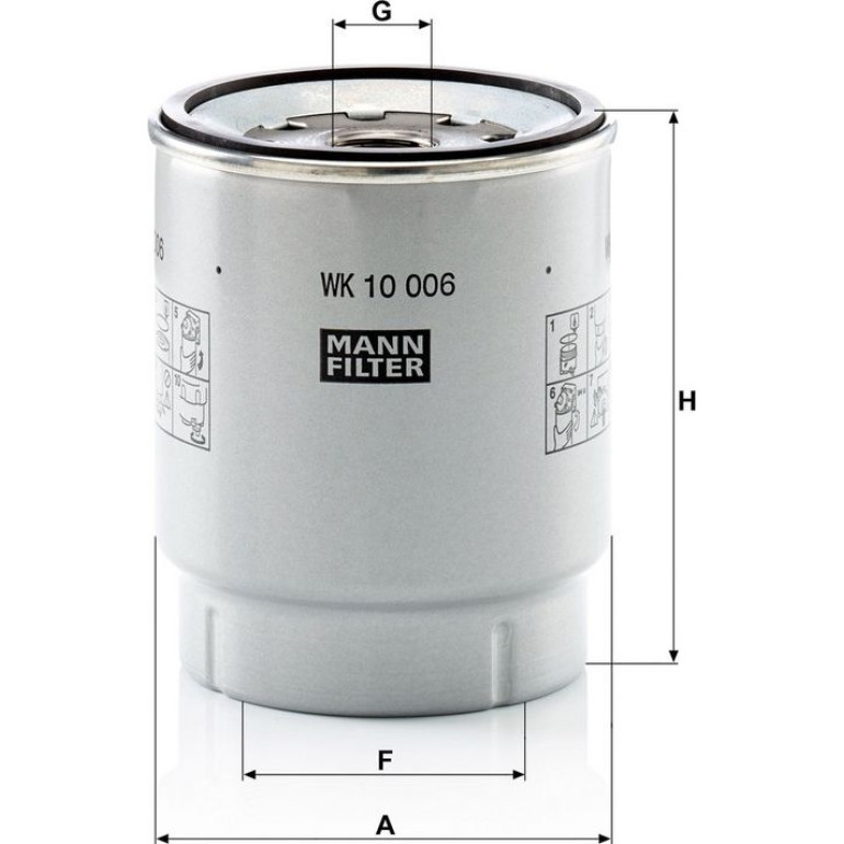 Kraftstofffilter WK 10 006 Z Kraftstofffilter WK 10 006 Z