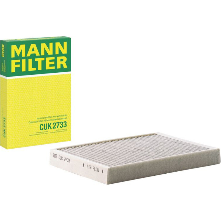 MANN-FILTER CUK 2733 Innenraumfilter, Aktivkohlefilter MANN-FILTER CUK 2733 Innenraumfilter, Aktivkohlefilter