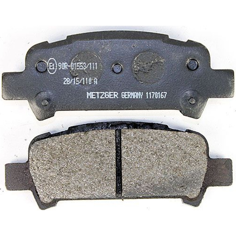 Bremsbelagsatz, Scheibenbremse 1170167 Bremsbelagsatz, Scheibenbremse 1170167