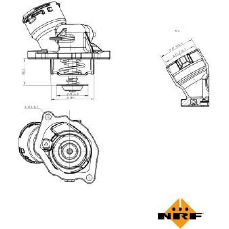Thermostat, Kühlmittel 725023