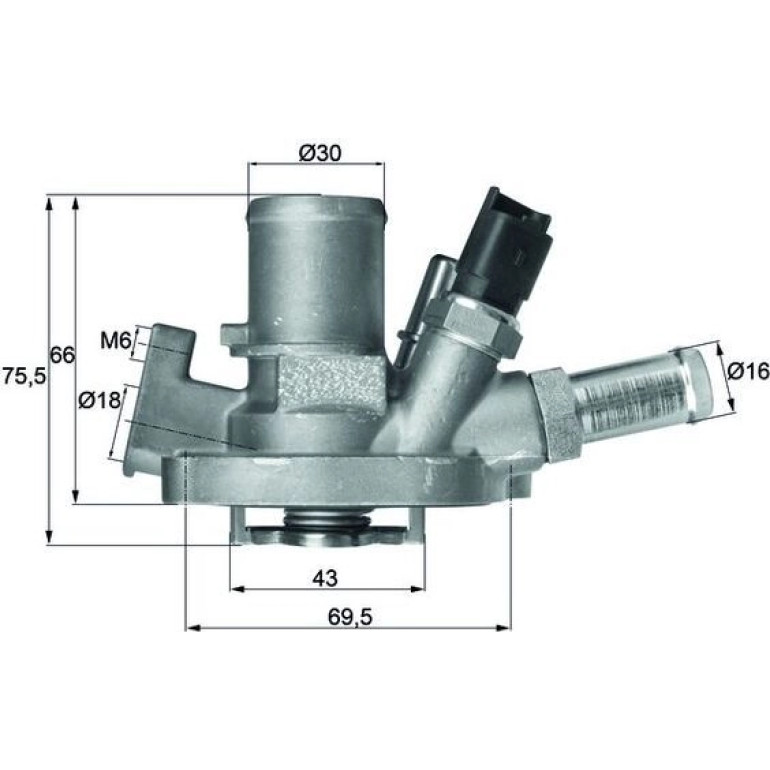 Thermostat, Kühlmittel TI 151 80 Thermostat, Kühlmittel TI 151 80