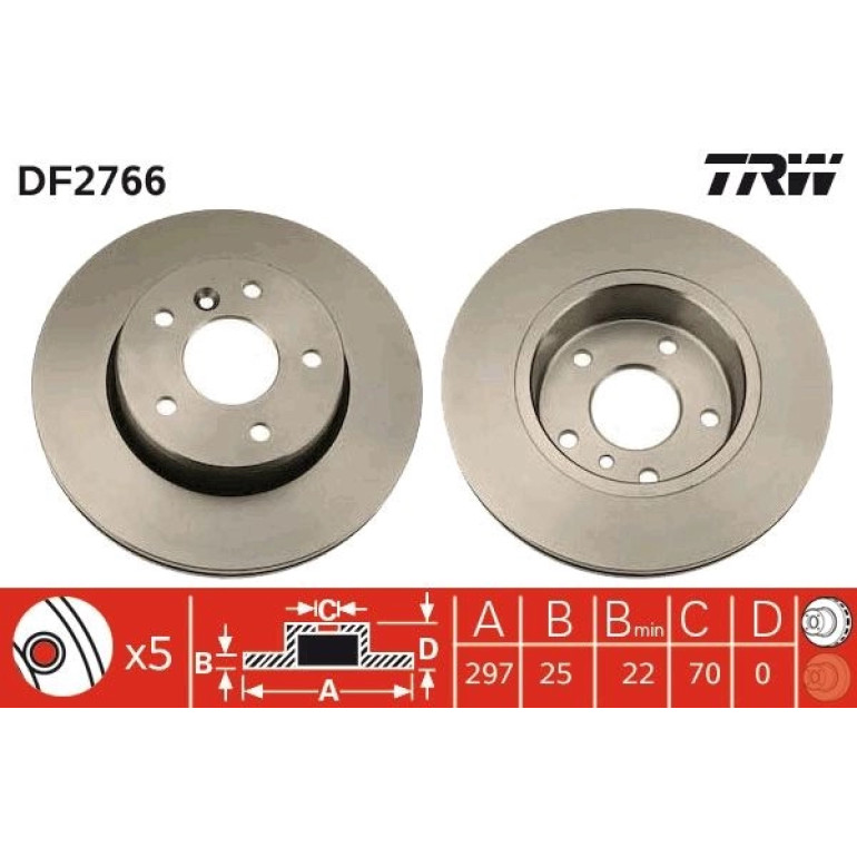 Bremsscheibe DF2766