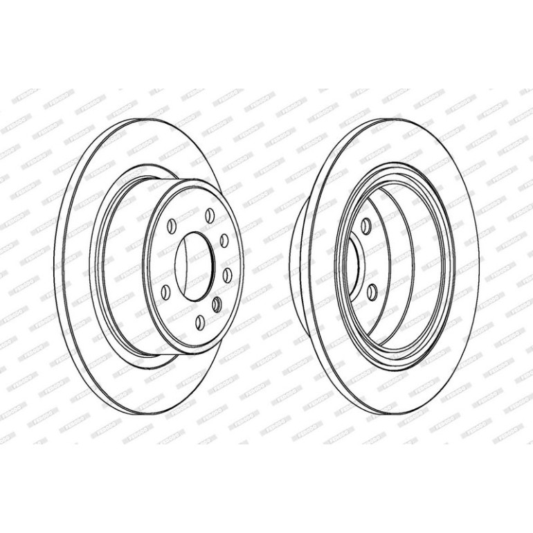 Bremsscheibe DDF698C