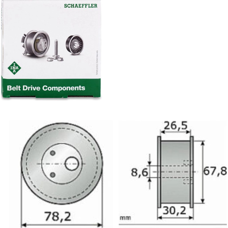 Spannrolle, Zahnriemen 531 0894 10 Spannrolle, Zahnriemen 531 0894 10