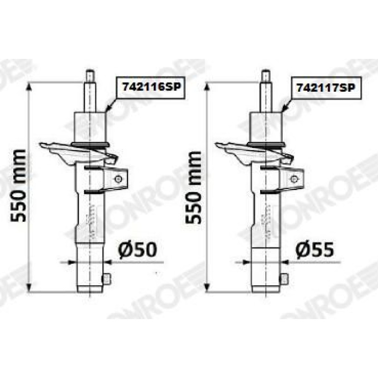Stoßdämpfer 742117SP Stoßdämpfer 742117SP