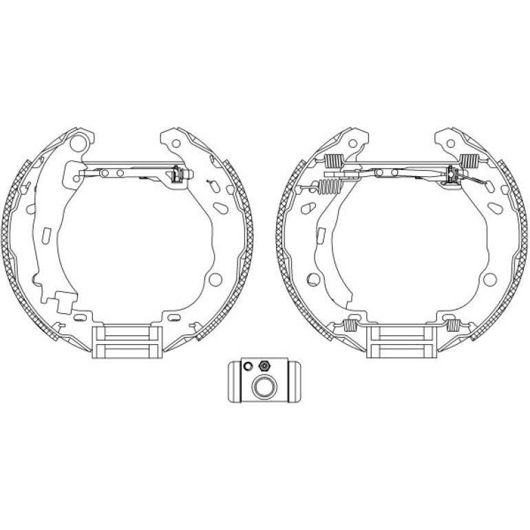 Bremsbackensatz 8DB 355 004-921