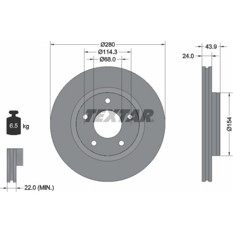 Bremsscheibe 92232203 Bremsscheibe 92232203