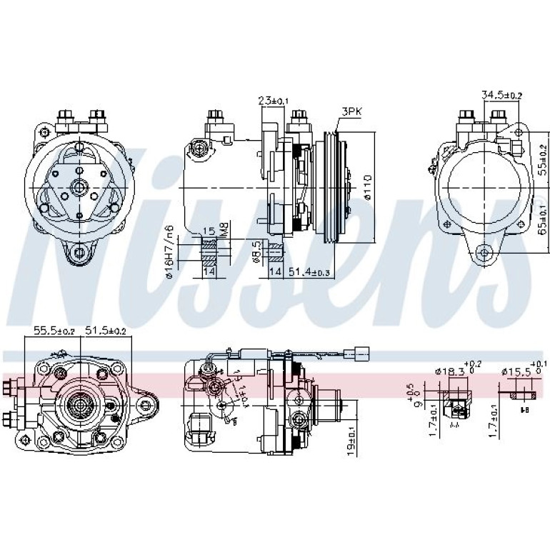 Kompressor, Klimaanlage 89163 Kompressor, Klimaanlage 89163