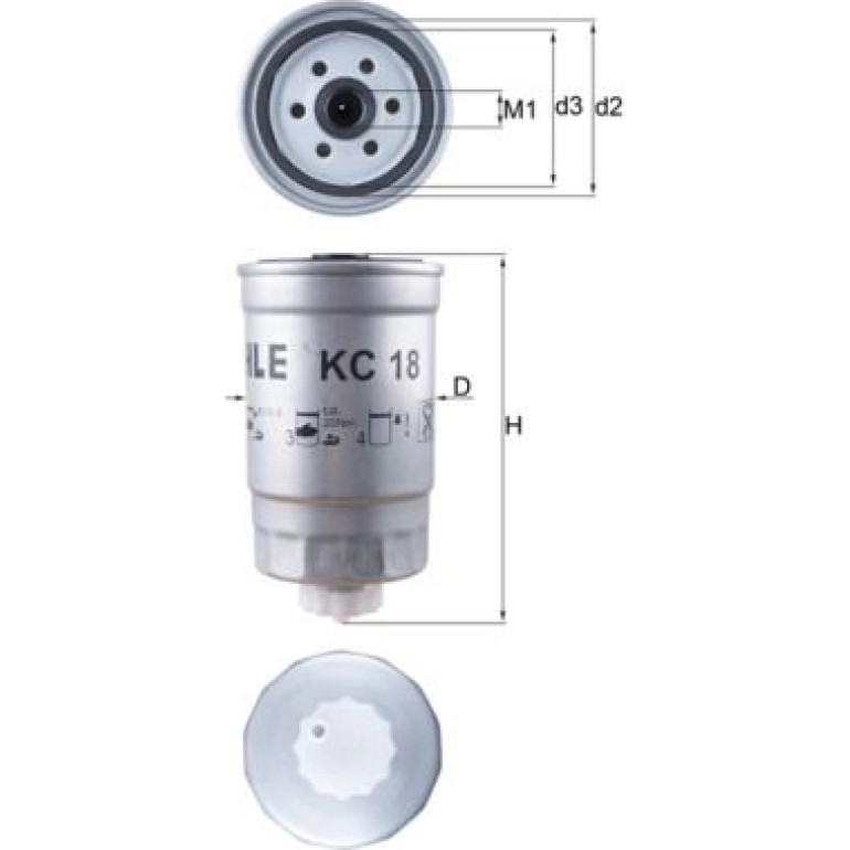 Kraftstofffilter KC 18 Kraftstofffilter KC 18