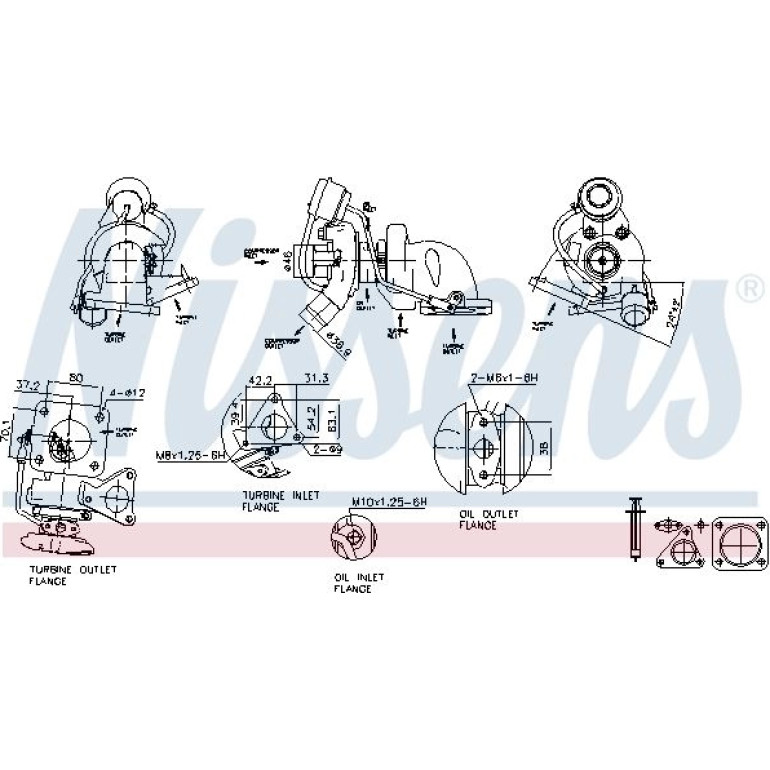Nissens Turbolader 93075