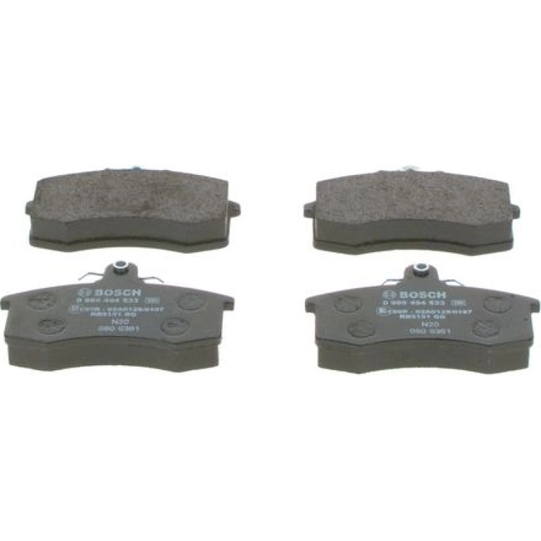 Bremsbelagsatz, Scheibenbremse 0 986 494 533 Bremsbelagsatz, Scheibenbremse 0 986 494 533