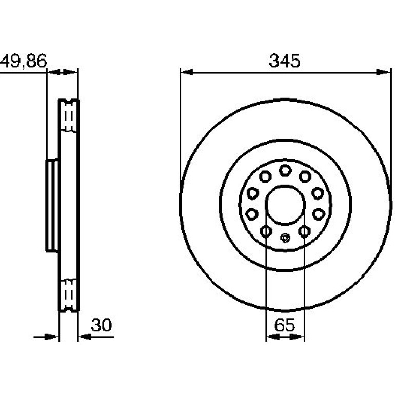 Bremsscheibe 0 986 479 B87