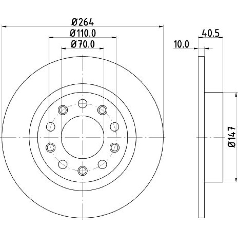 Bremsscheibe 8DD 355 117-241