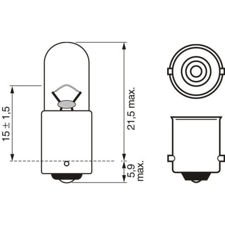 Glühlampe 1 987 302 512 Glühlampe 1 987 302 512