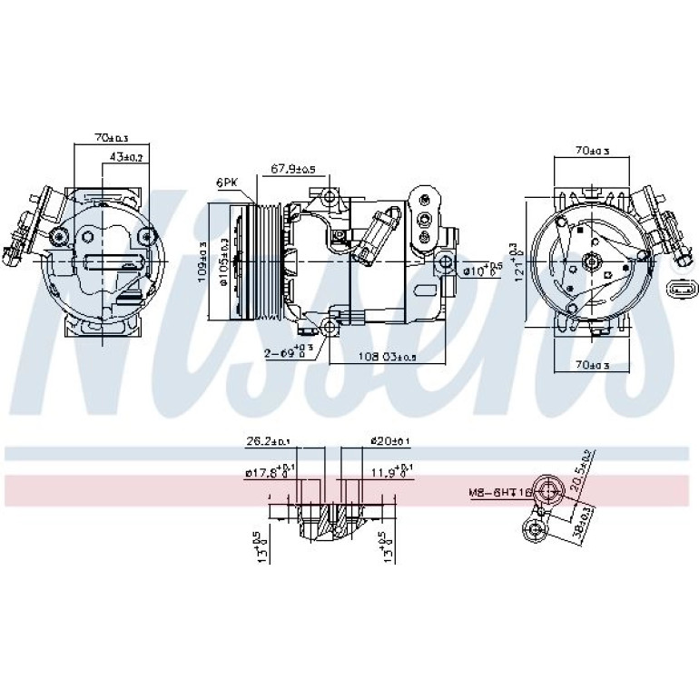 Kompressor, Klimaanlage 89356