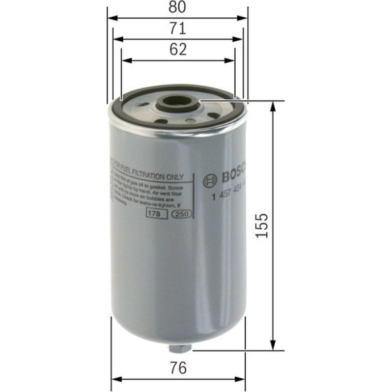 Kraftstofffilter 1 457 434 447 Kraftstofffilter 1 457 434 447