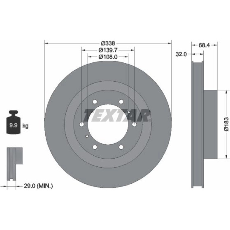 Bremsscheibe 92223903 Bremsscheibe 92223903