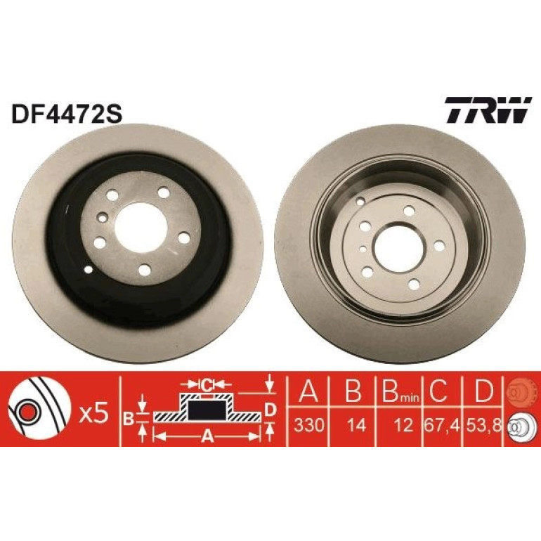 Bremsscheibe DF4472S