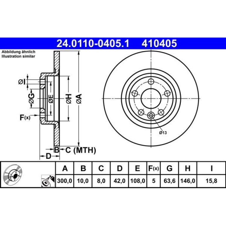 Bremsscheibe 24.0110-0405.1