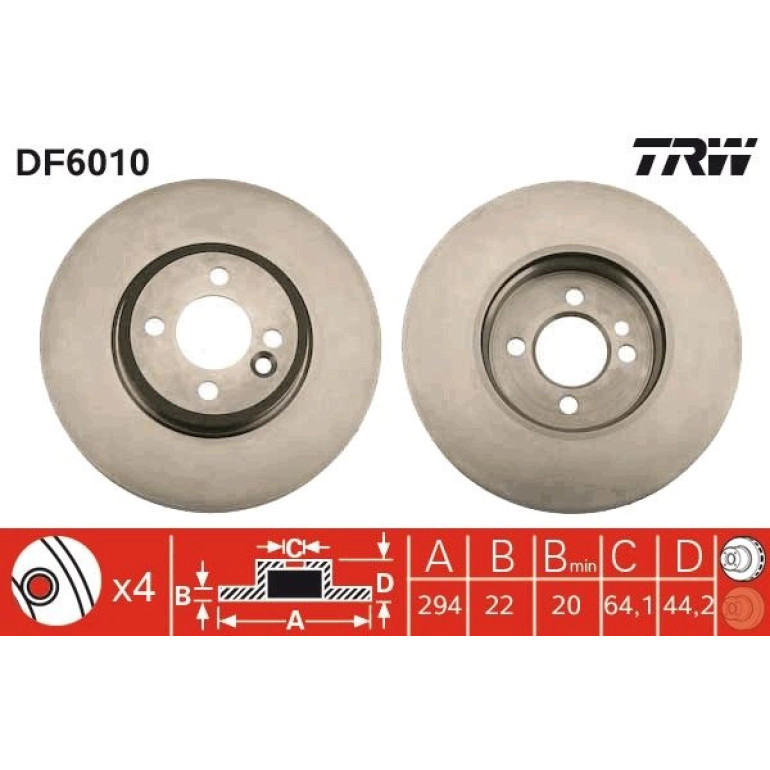 Bremsscheibe DF6010