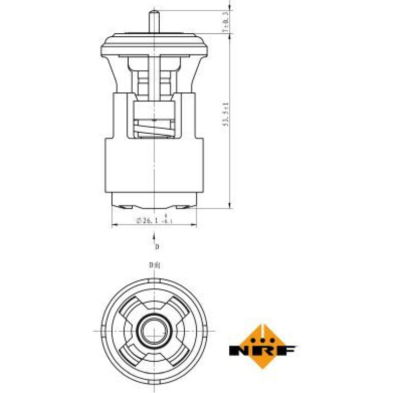 Thermostat, Kühlmittel 725133