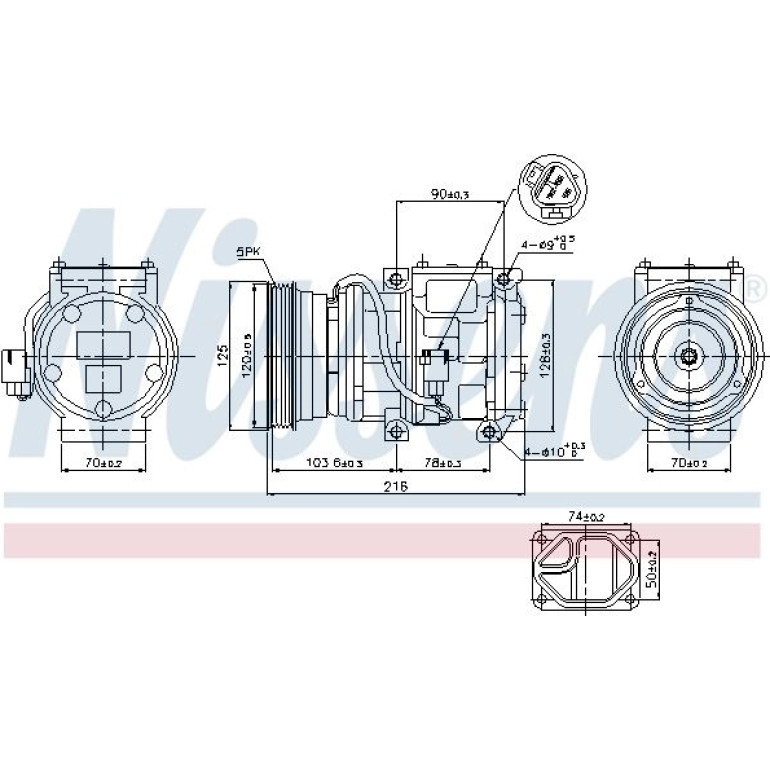 Kompressor, Klimaanlage 89098 Kompressor, Klimaanlage 89098