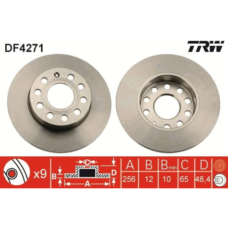 Bremsscheibe DF4271