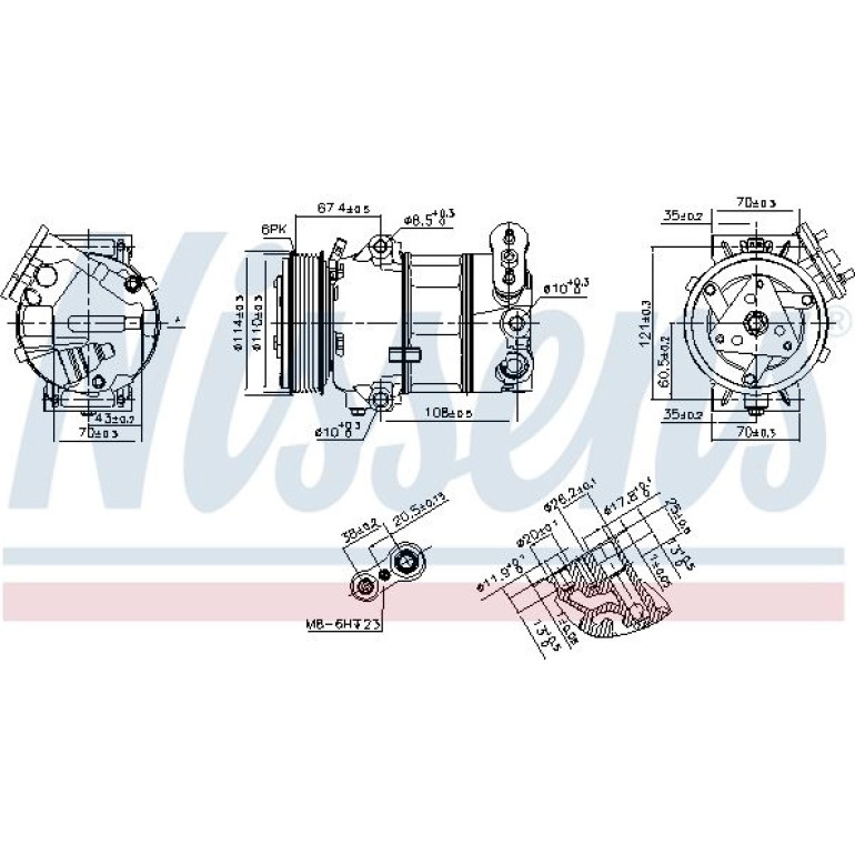 Kompressor, Klimaanlage 890339