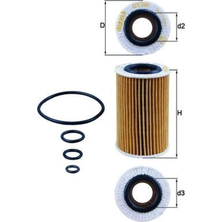 Ölfilter OX 260D Ölfilter OX 260D