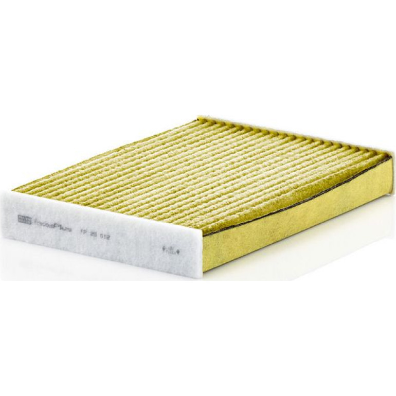 MANN-FILTER FP 25 012 Innenraumfilter FreciousPlus Aktivkohlefilter mit Polyphenol, antibakteriell, Feinstaubfilter (PM 2.5)
