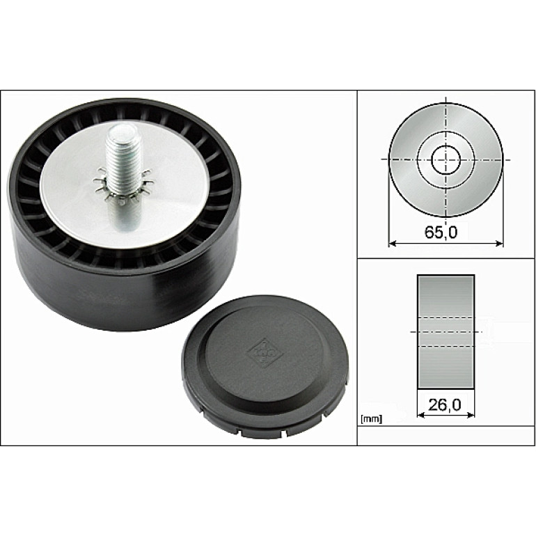 Umlenk-/Führungsrolle, Keilrippenriemen 532 0802 10