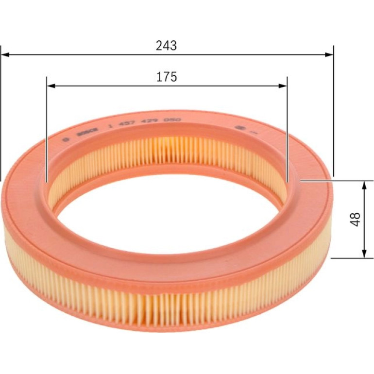 BOSCH 1 457 429 050 Luftfilter BOSCH 1 457 429 050 Luftfilter