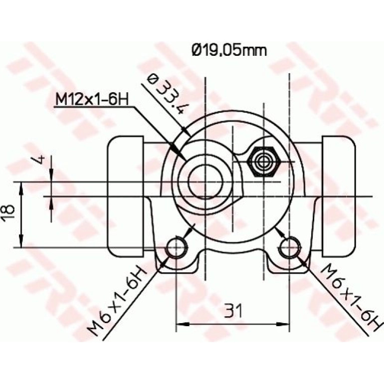 Radbremszylinder BWD130 Radbremszylinder BWD130