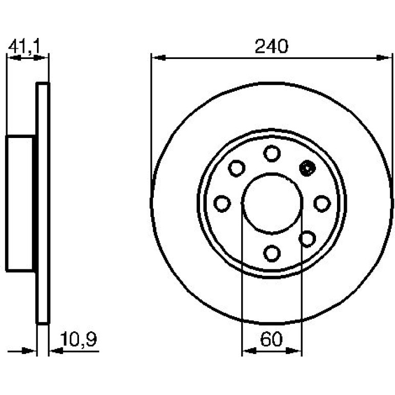 Bremsscheibe 0 986 479 189 Bremsscheibe 0 986 479 189