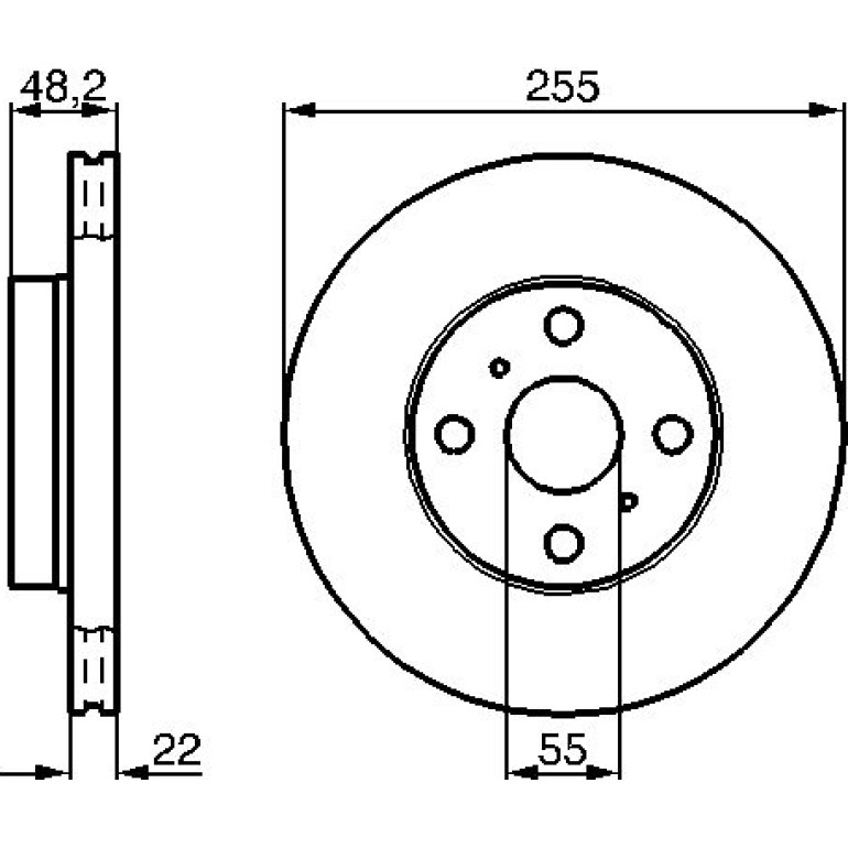 Bremsscheibe 0 986 478 578 Bremsscheibe 0 986 478 578