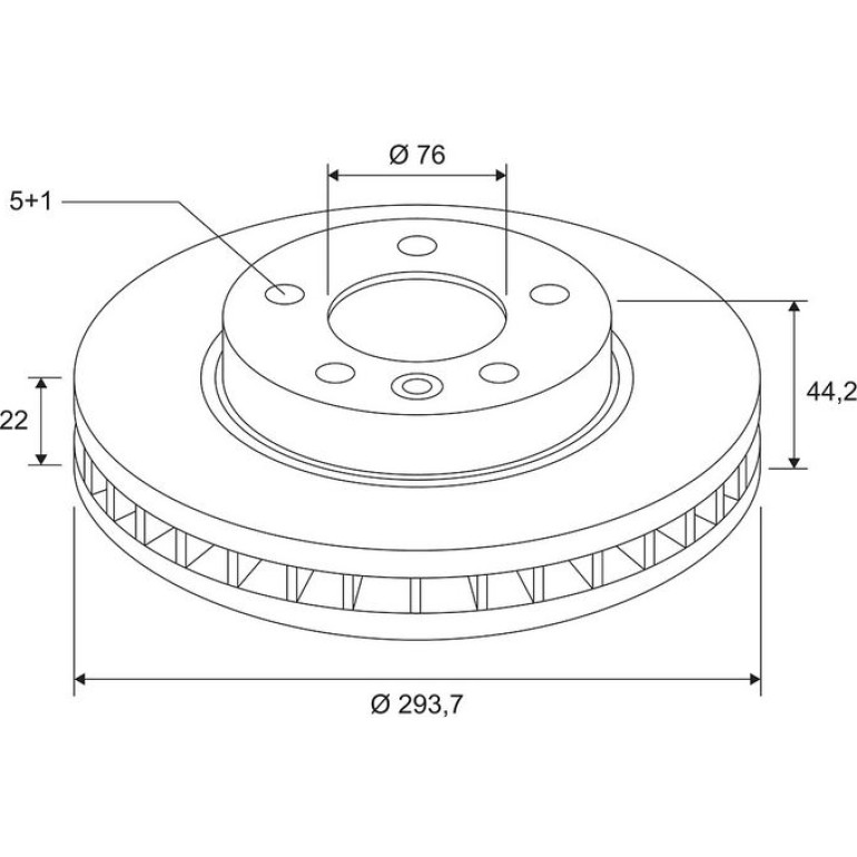 Bremsscheibe 672565