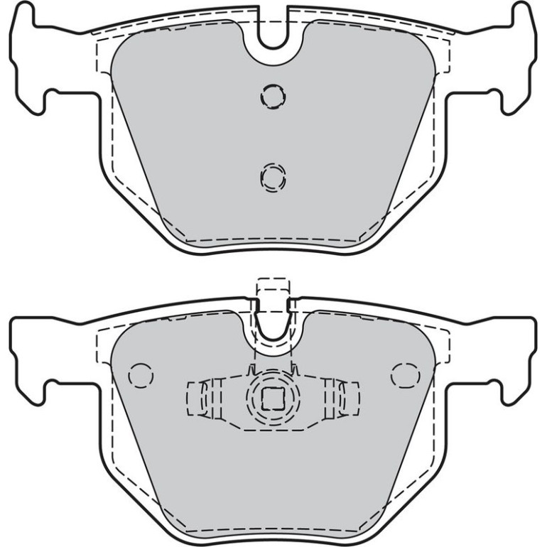 Bremsbelagsatz, Scheibenbremse 598885