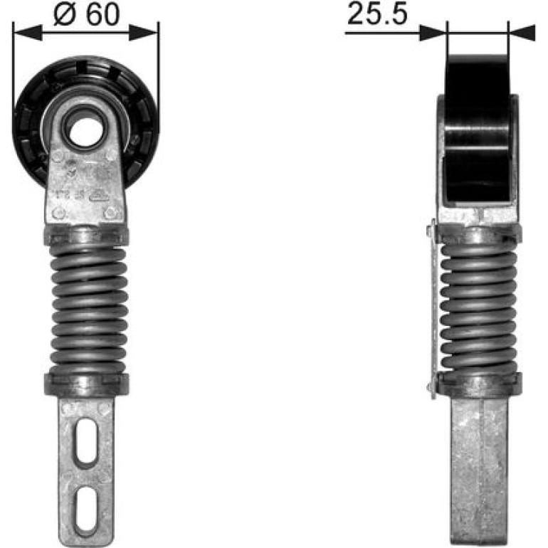 Spannrolle, Keilrippenriemen T38355 Spannrolle, Keilrippenriemen T38355
