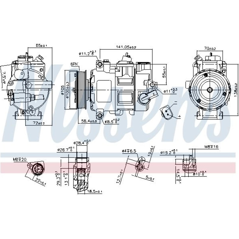 Kompressor, Klimaanlage 890550 Kompressor, Klimaanlage 890550