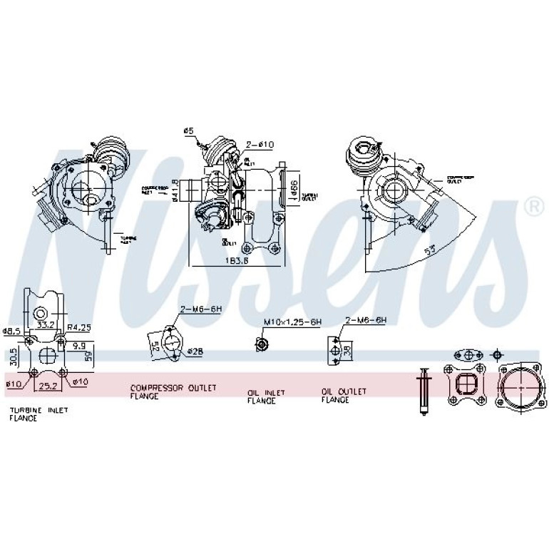 Nissens Turbolader 93278