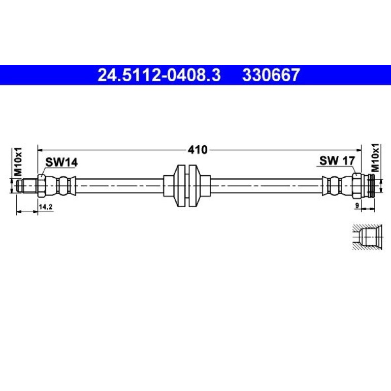 Bremsschlauch 24.5112-0408.3