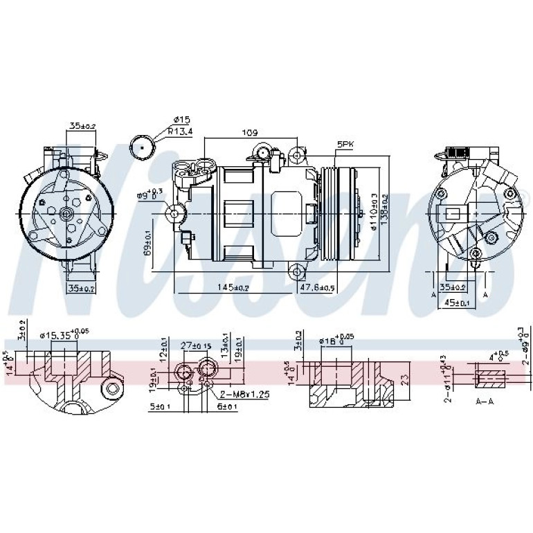 Kompressor, Klimaanlage 89422 Kompressor, Klimaanlage 89422