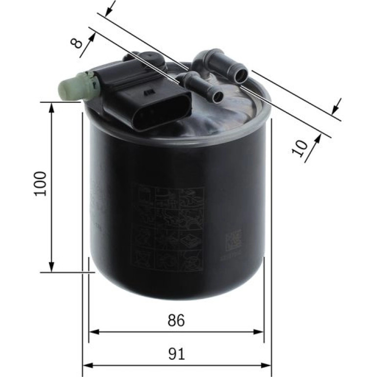 Kraftstofffilter F 026 402 844 Kraftstofffilter F 026 402 844